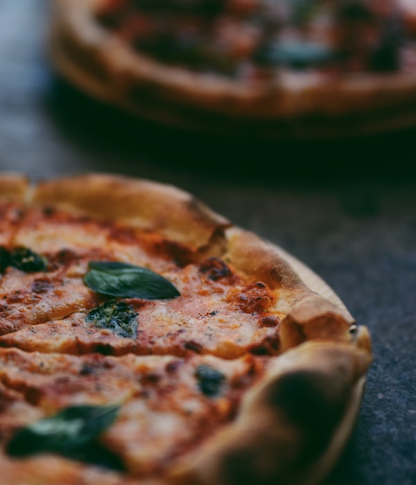 Chef preparing pizza